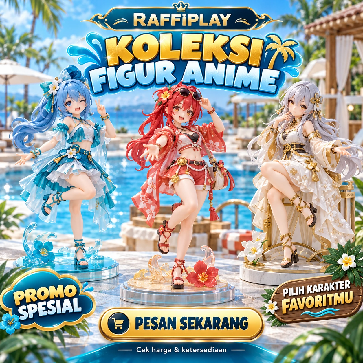 Promo koleksi figur anime Raffiplay
